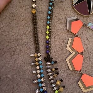 Huge statement necklace lot set